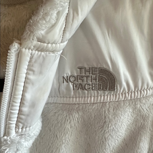 The North Face Ivory White Oso Monkey Fleece Zip Up Hoodie - Picture 3 of 10